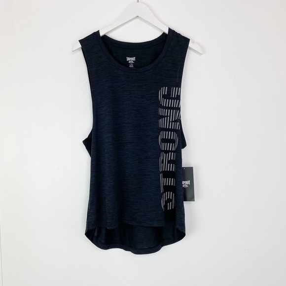 Tapout Women’s Size L Black Strong Muscle Workout Top - Picture 1 of 5
